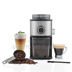 Caffé Coffee Grinder - Electric Burr Machine for Coffee Beans