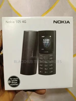New Nokia 105 4G Black