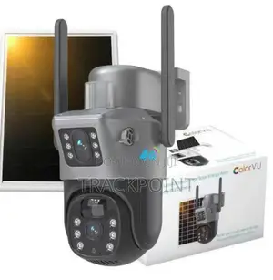 CCTV Camera With Dual Lens and Solar