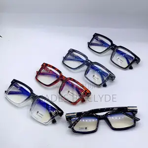 New! Uv400-Blue Light Blocking Glasses Gold, Black, Red Blue Frames