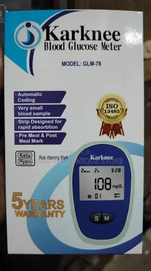 Karknee Blood Sugar Glucose Meter - Strips and Lancets Innit - Accurat
