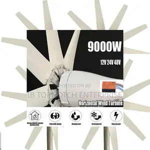 Why Pay for Power? Produce It With 9000w 48v Horizontal Wind Turbine