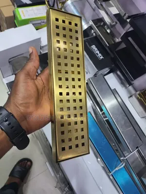 Original Matte Gold Floor Drain 30cm
