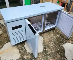 5ft Double Door Under Bar Chiller With Work Table