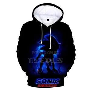 Boys And Girls Unisex Sonic Character Hoodies