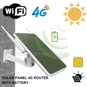 4g Wifi Solar-Powered Wireless Router With Battery Backup