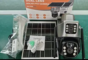 Dual-Lens Solar PTZ Camera V380