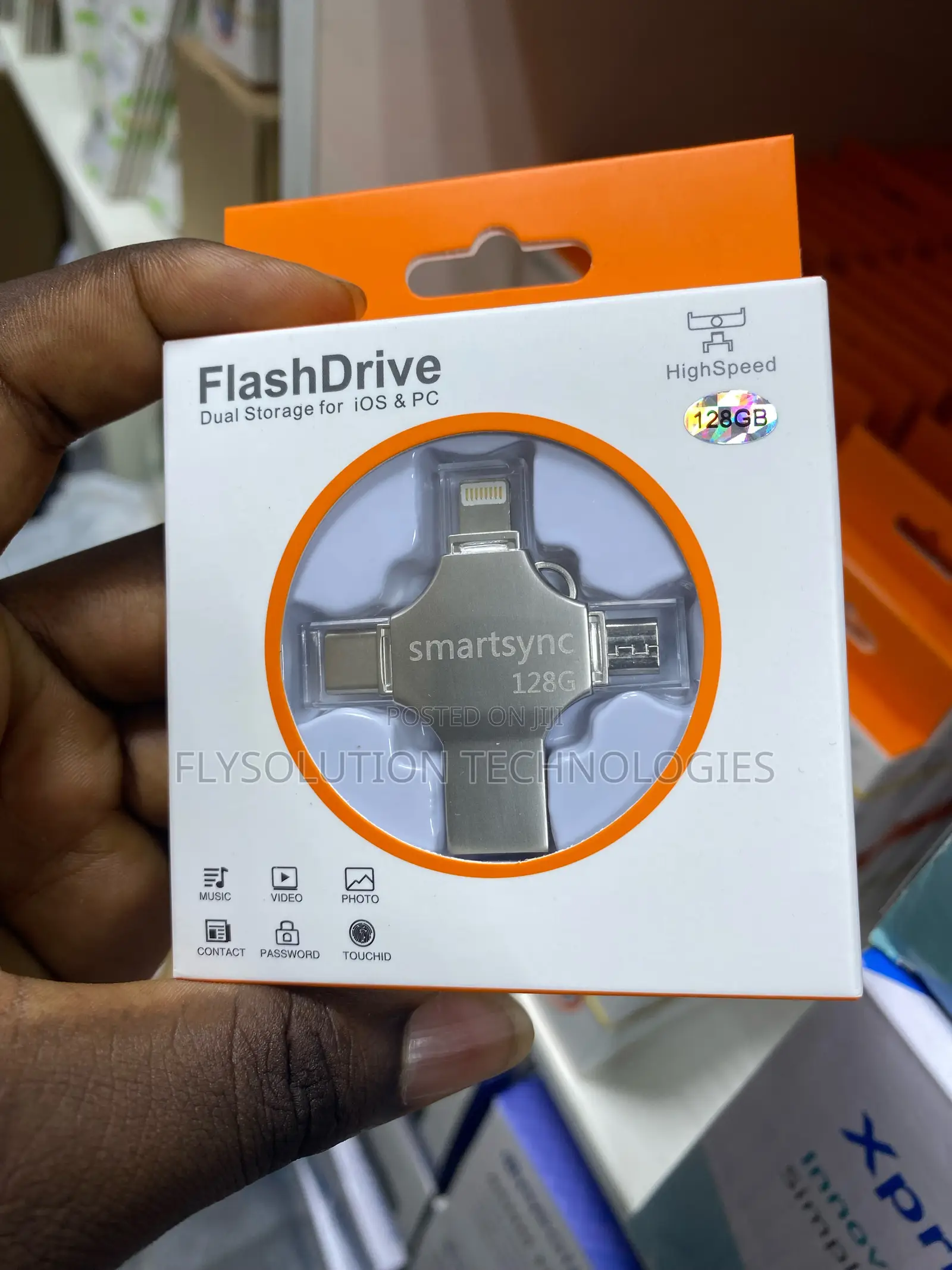 4 in 1 Otg 128gb Multi-Interface Flash Drive