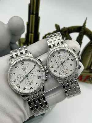 Tissot Quality Luxury Men Chain Couples Set Strap Wristwatch