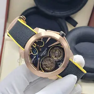 Jacob and Co Quality Luxury Men Chronograph Rubber Strap Wristwatch