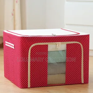 Thick Fabric Clothes Storage Box – Bedroom Wardrobe Organizer