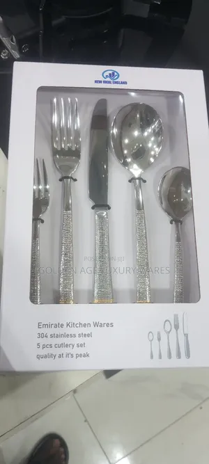 Gold and Silver 304 Dinner Set