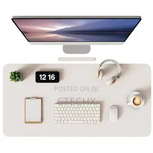 Non-Slip Desk Mat Laptop Mat Large Mouse Pad (Grey, 60 X 35 Cm)