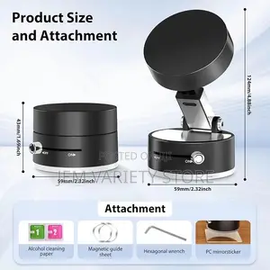 Foldable Vacuum Magnetic Suction Phone Holder