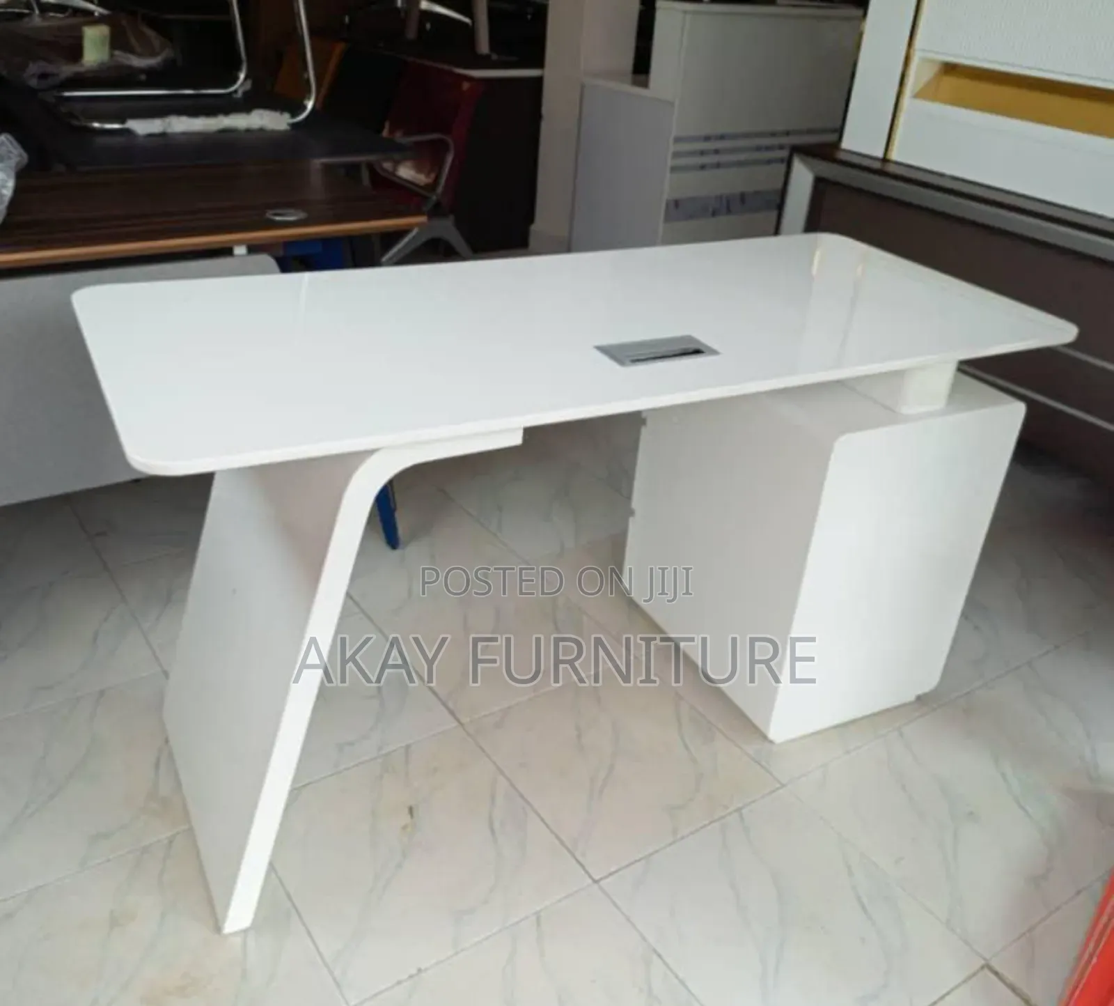 White Table In Size 1.2 Meters