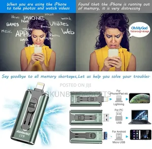 1tb Usb3.0 Auamoz 3 In 1 Flash Drive