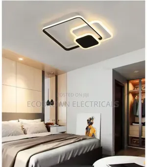 Ceiling Fixtures Fitting Lights Square Shaped 3 Light Colors
