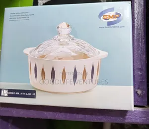 Ceramic Bowl With Glass Lid