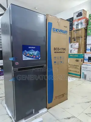 Skyrun 170l BCD- Double Door Bottom Freezer Fridge – For Sale