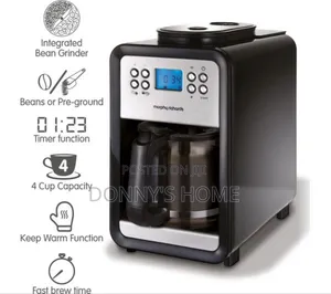 Morphy Richards Grind Brew Bean Cup Filter Coffee Machine