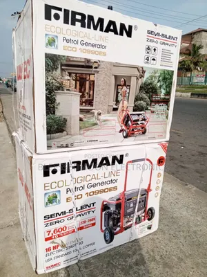 Firman Heavy Duty Generator Zero Noise 10.5kva Cooper Coil 5 Year's W
