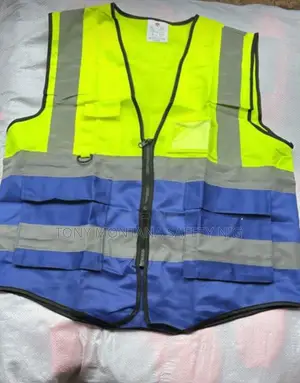 Safety Reflective Jacket With Pocket And Zip