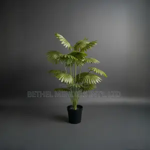 Artificial Mini Fan Palm 70cm – Light Green Faux Palm Plant