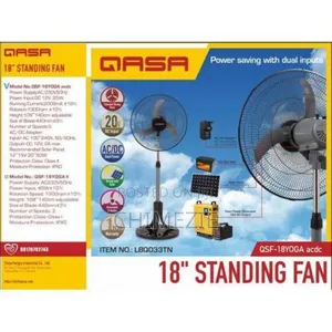 Qasa Ac/Dc Standing Fan Yoga