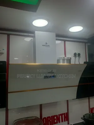 90cm White and Gold Plasma Hood Extractor