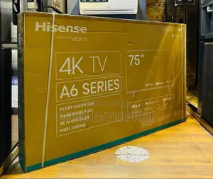 Original 75 Inches Hisense Apple Airplay Smart TV A6 Series Vidaa