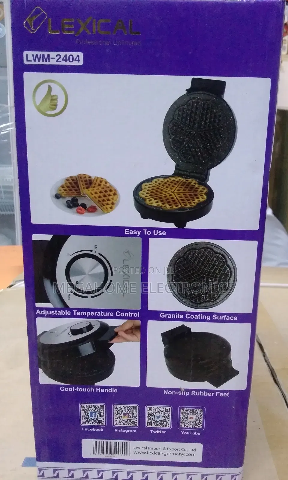 Lexical Waffle Maker 2404