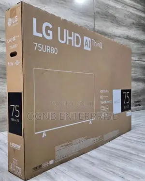 Original 75'' LG Uhd Apple Airplay Smart TV Ai Thinq
