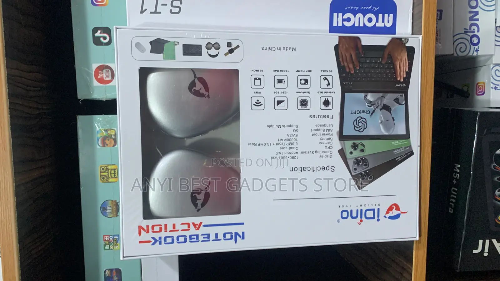 New Idino Notebook Action 1 TB Black