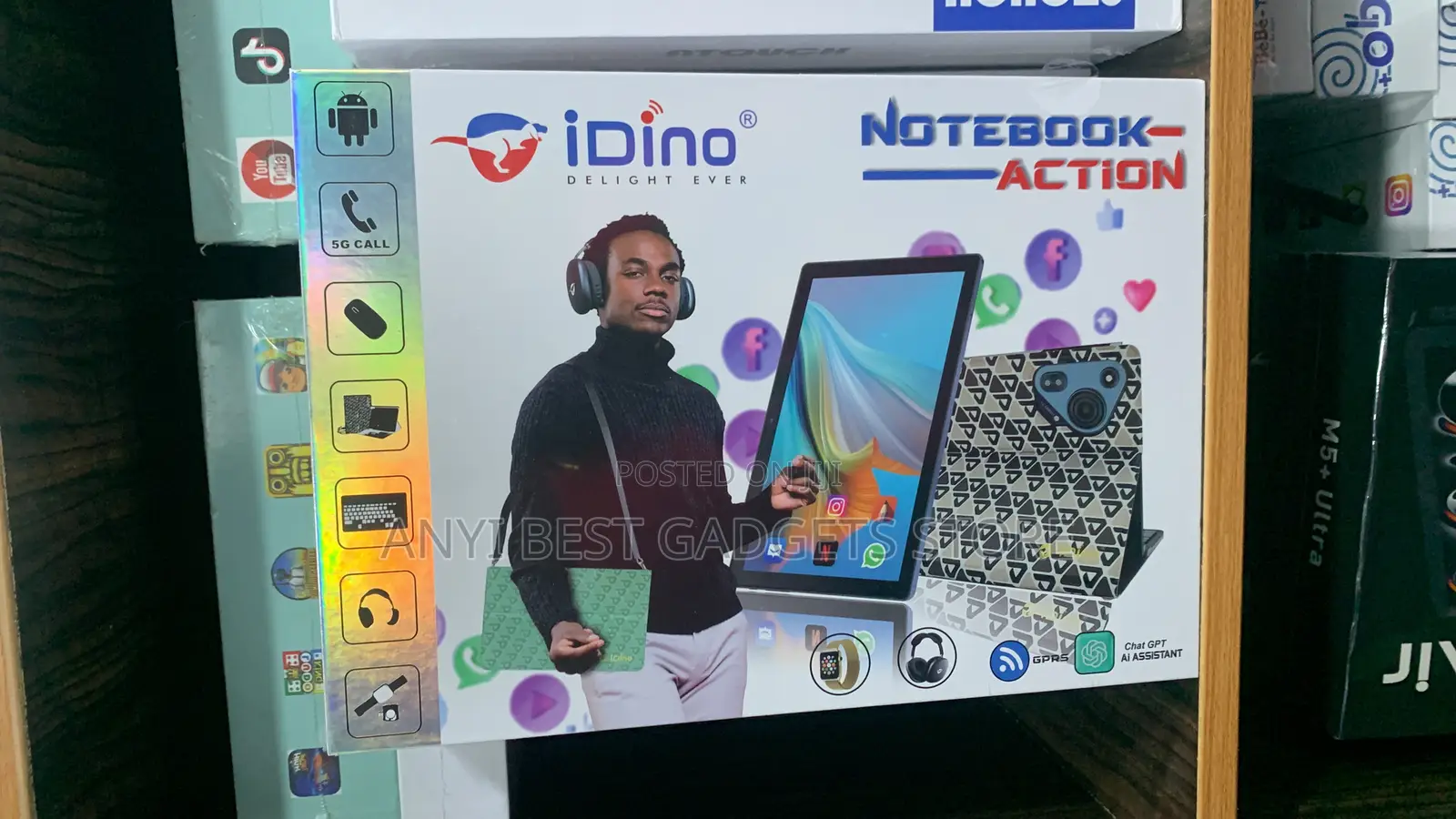 New Idino Notebook Action 1 TB Black