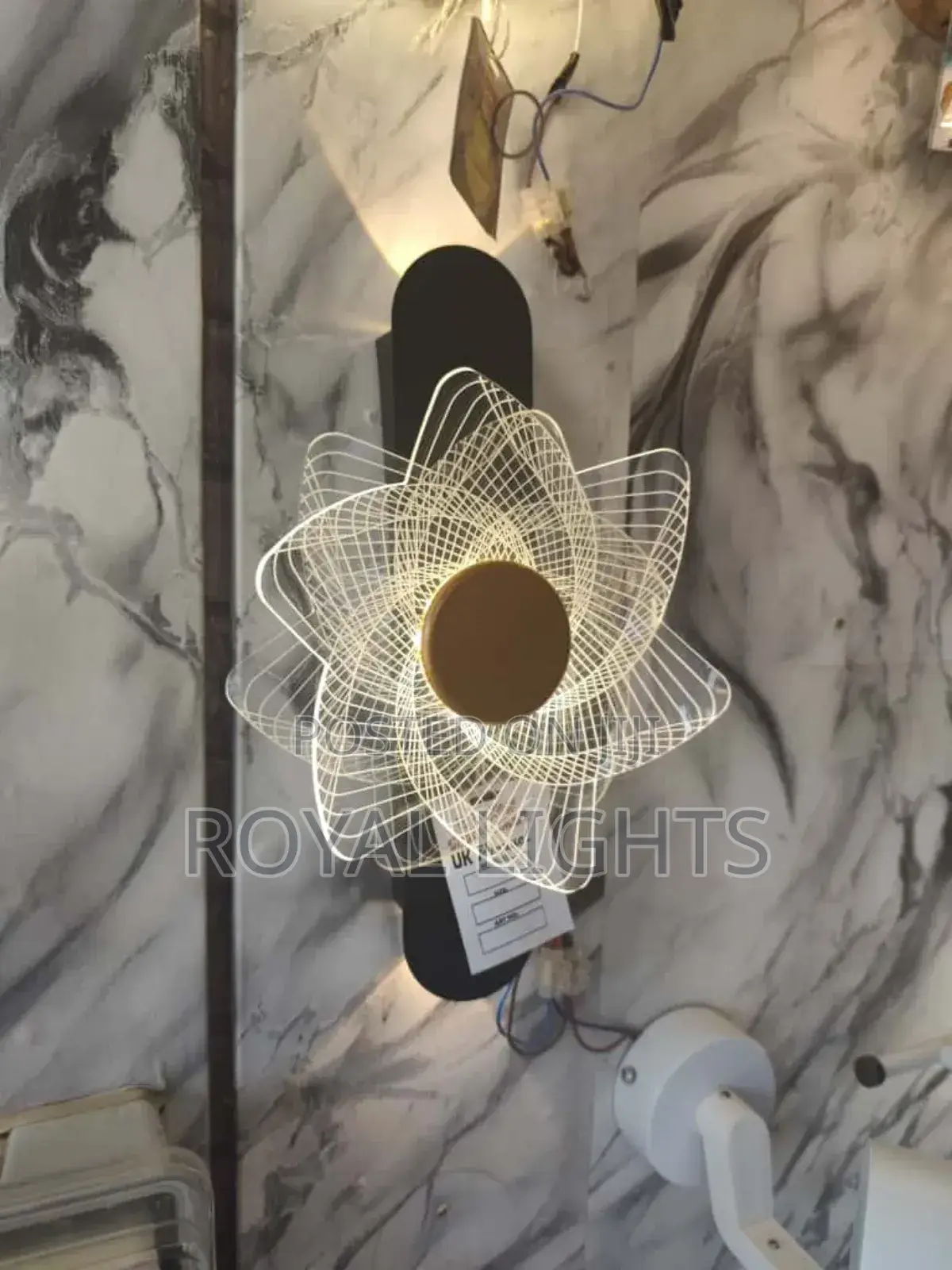 Led Gold Modern Wall Light