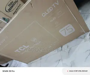 Sleek 75" Tcl Qled – Smart And Minimalistic Design