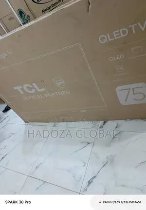 Ultra-slim Tcl 75" Qled Tv – Built-in Smart Features