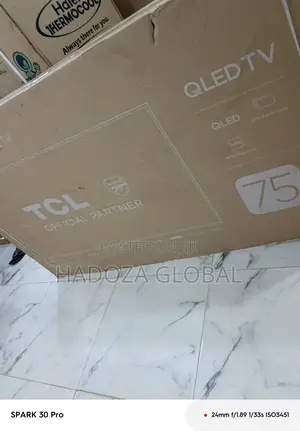 75 Inch Tcl Smart Qled Television With Google Os