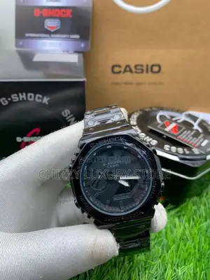 G-Shock Casio Quality Luxury Men Chain Strap Wristwatch