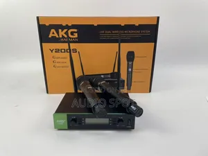 Akg Harman Y-200s Uhf Dual Wireless Microphone System