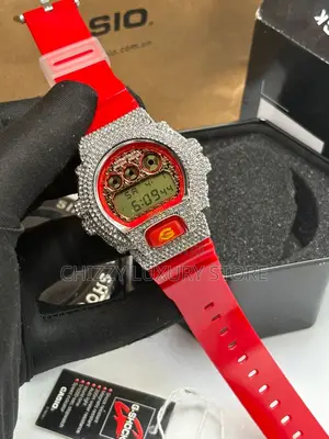Gshock Dw-6900 Luxury Series With a Crystal-Encrusted Beze
