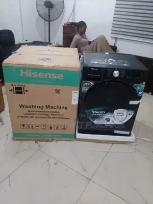 10.5kg Hisense Washing Machine – Titanium Finish