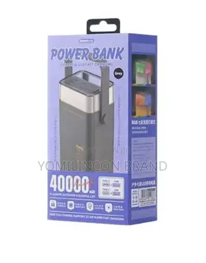 Remax Rpp-596 40000mah Power Bank - Ultra-high Capacity With Dual Usb