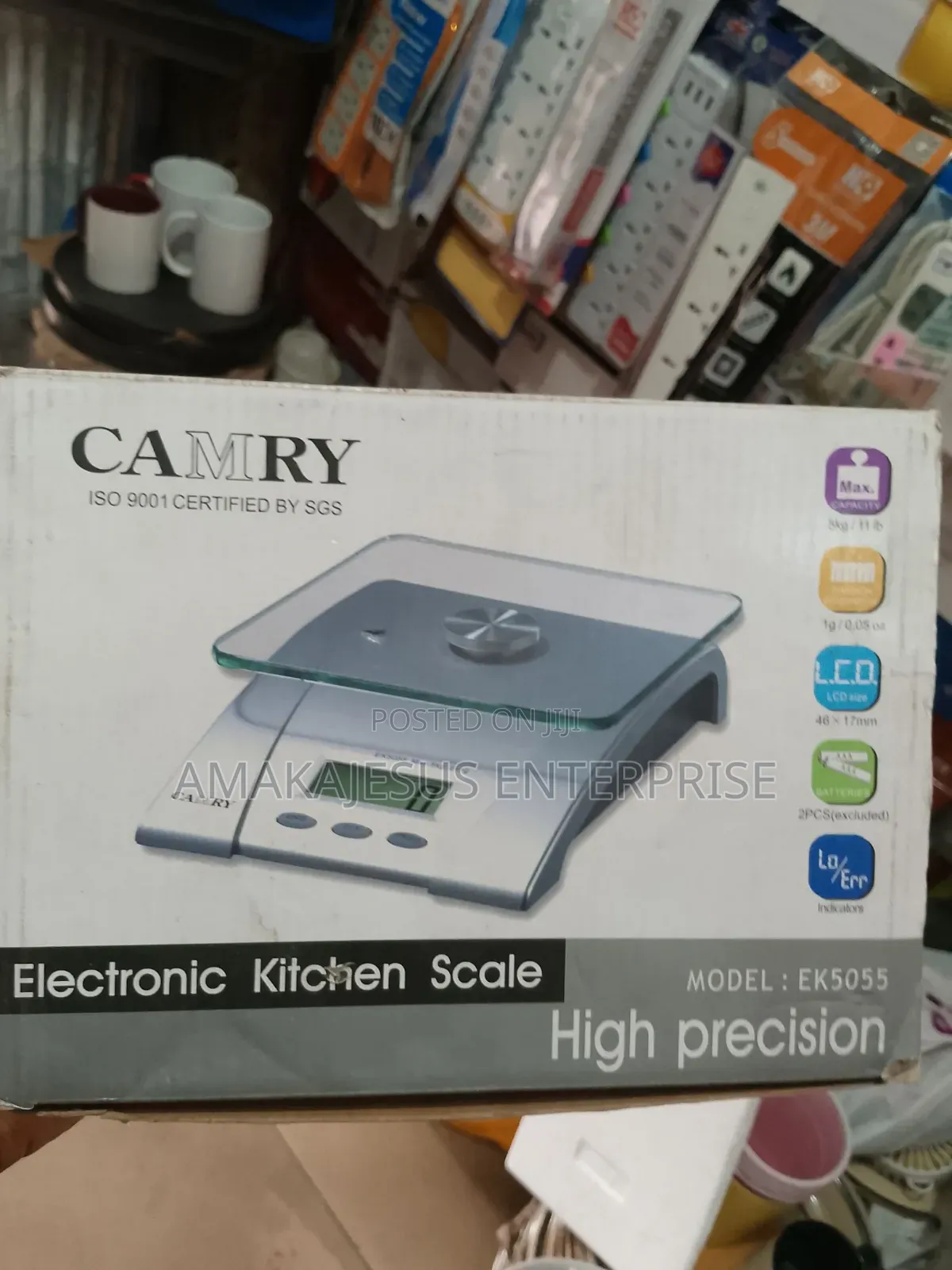 Camry Electronic Digital Kitchen Scale Weighing Digital Scale