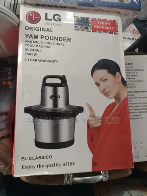 Yam Pounder and Multifunctional Food Machine -9.5l - 7500w