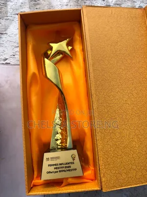 Trophy Award With Star