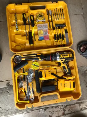 48v Dewalt Tools Box With Cordless Drill With Accessories