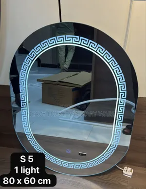 Versace Round Mirror With Lights