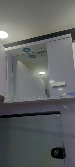 Single Door Wooden Cabinets Mirror