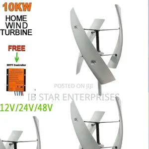 Never Worry About Power Outages Again: 10kw 48v Vertical Wind Turbine